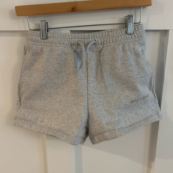 Axel Arigato gray drawstring elastics waist sweat shorts - Picture 1 of 5